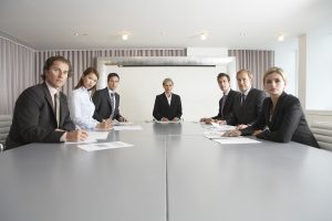 board at a table