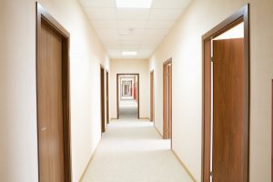 hallway of doors like strategy choices for a nonprofit 