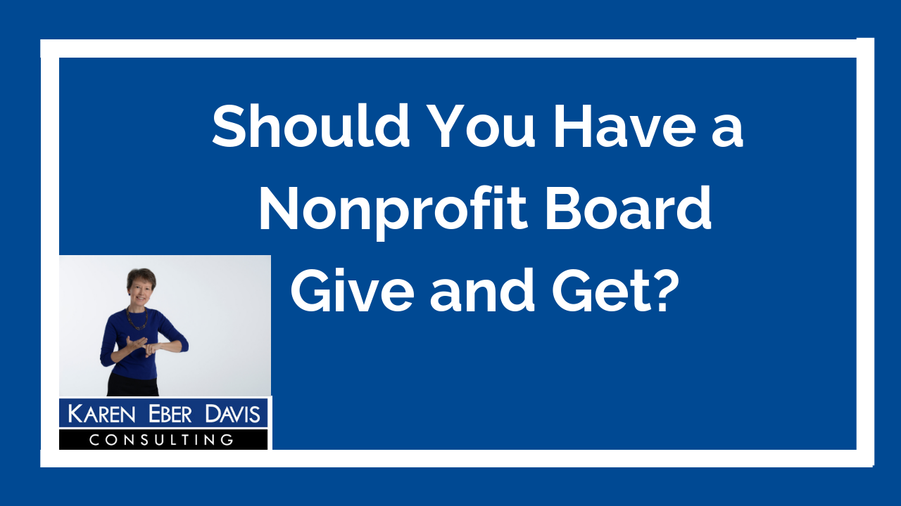 Should You Have a Board Give and Get?