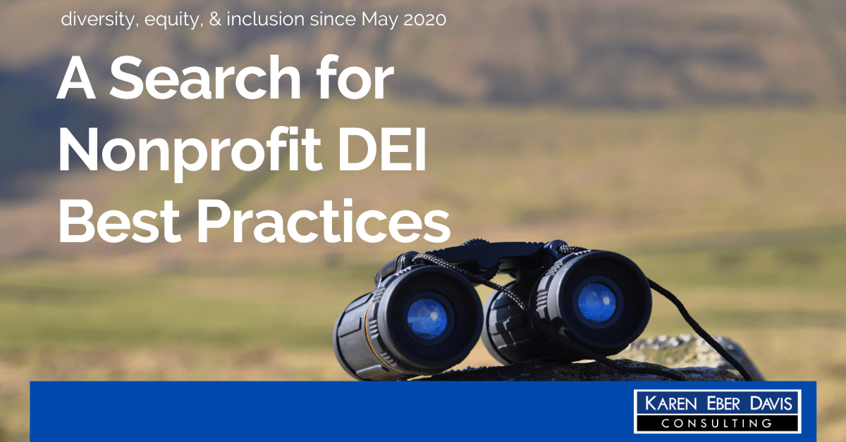 What are Nonprofits Doing with Respect to DEI?  