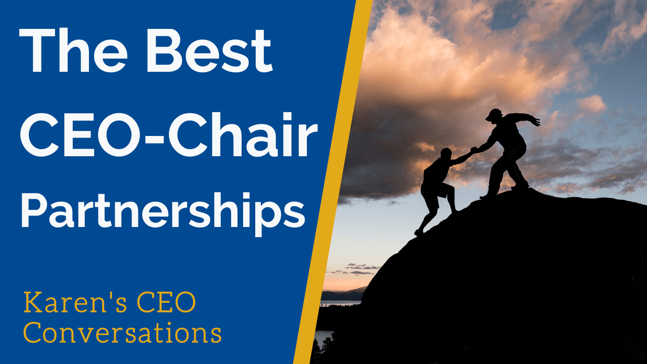 What Makes the Best CEO-Chair Partnerships?
