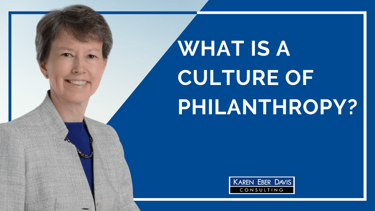 What is a Culture of Philanthropy?