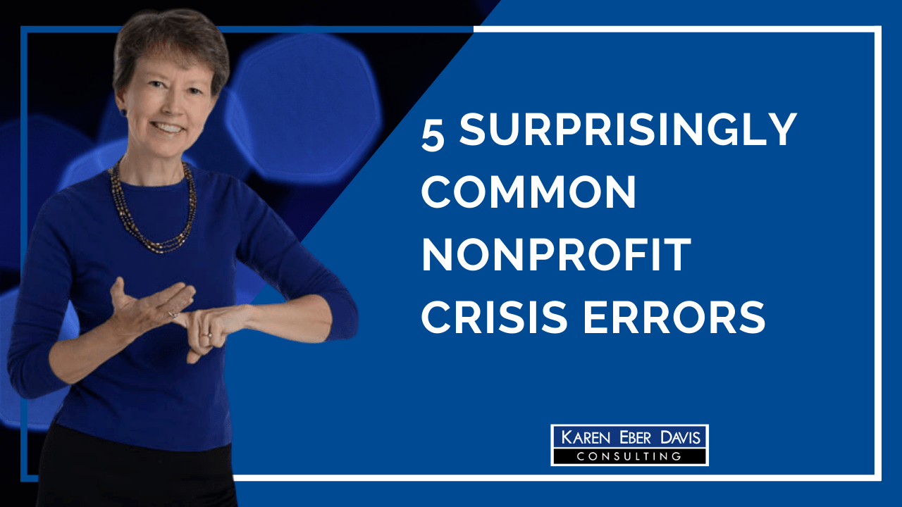 Avoiding Common Crisis Errors