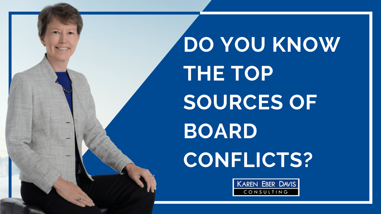 Do You Know The Two Key Sources of Board Conflicts?