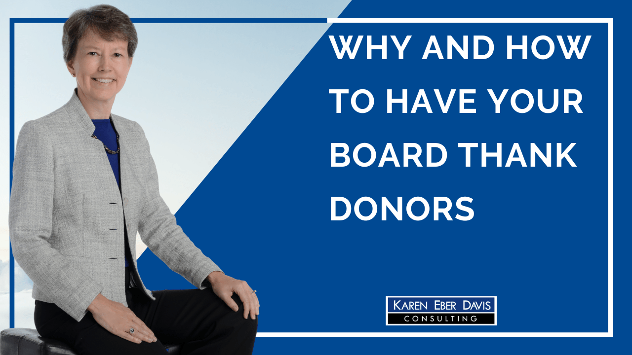 Why & How to Have Your Board Thank Donors