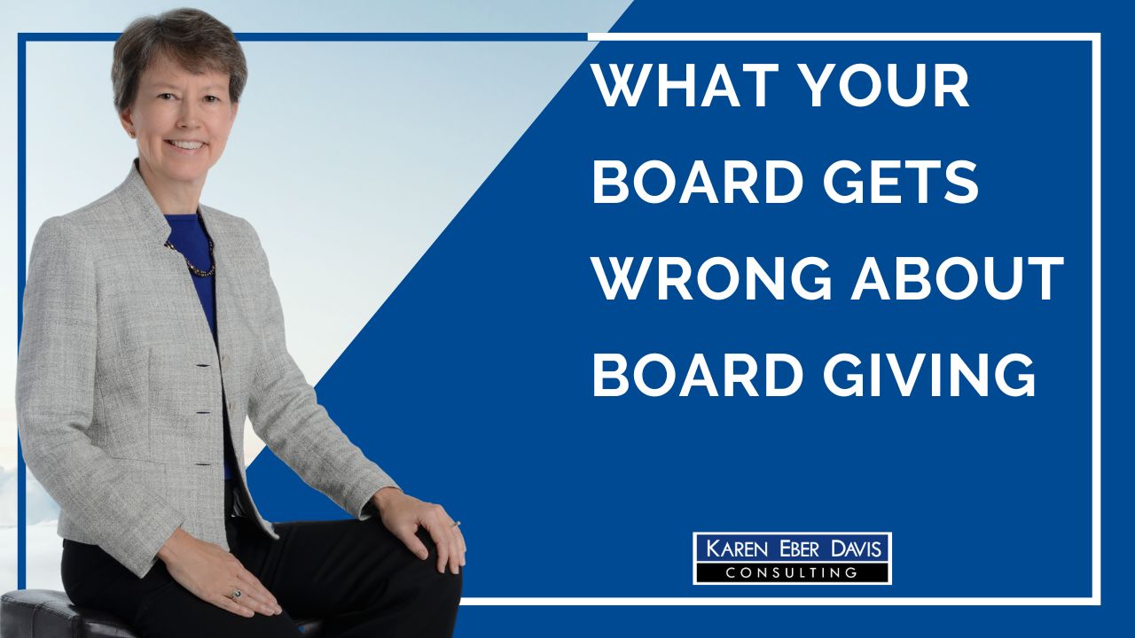 What Your Board Gets Wrong About Board Giving