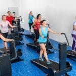 People on treadmills like many nonprofit special events!