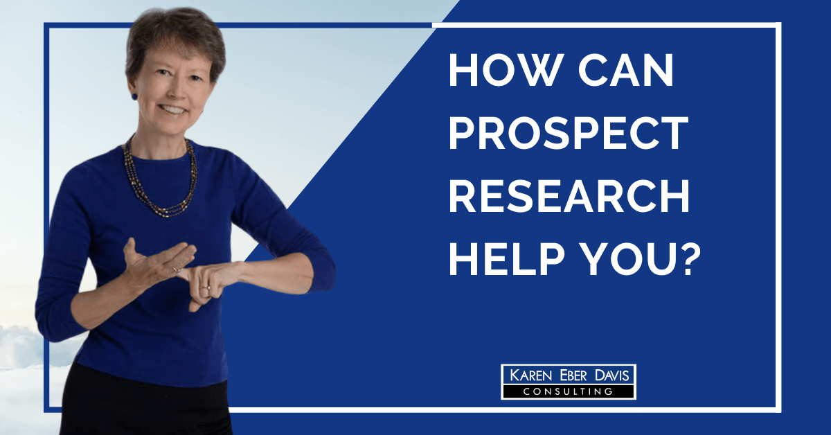 How Can Prospect Research Help You?