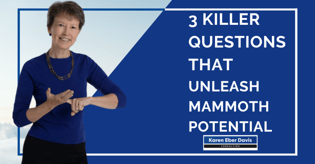 3 Killer Questions for Nonprofit CEOs that Unleash Mammoth Potential